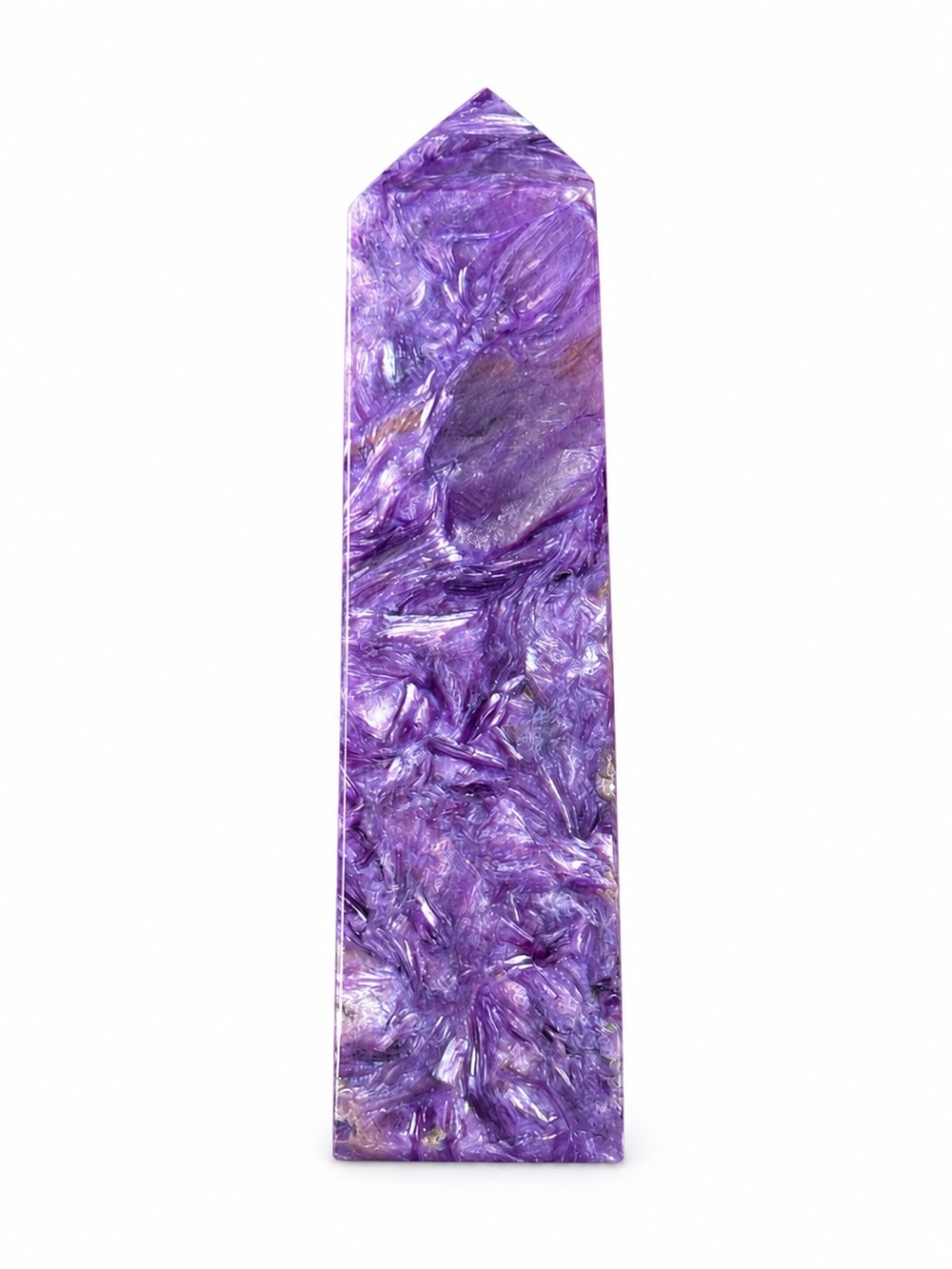 Purple Crystal Obelisk Decorative Accent for Women Accessories